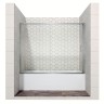 Шторка для ванны Ambassador Bath Screens 16041104 (150х140) хром,стекло прозрачное,раздвижная,1 место