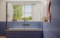 Шторка для ванны Ambassador Bath Screens 16041104 (150х140) хром,стекло прозрачное,раздвижная,1 место