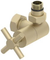 Вентиль 3D правый крест (G 1/2&quot; НР х G 3/4&quot; НГ)