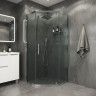 Душевое ограждение Niagara Eco NG-1009-14D (90х90х190) трапеция,распашное,хром,стекло прозрачное,1 место