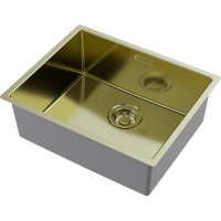 Кухонная мойка Omoikiri Tadzava 54-U/I Ultra-LG нерж. сталь/светлое золото