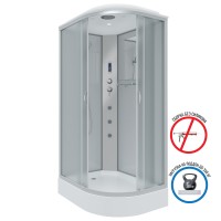Душевая кабина Niagara Classic NG-3312-14LF (120х80х215) низкий поддон(13см),стекло матовое,3 места