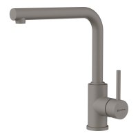 Смеситель для кухни Omoikiri Nakagawa-P-GR латунь/leningrad grey