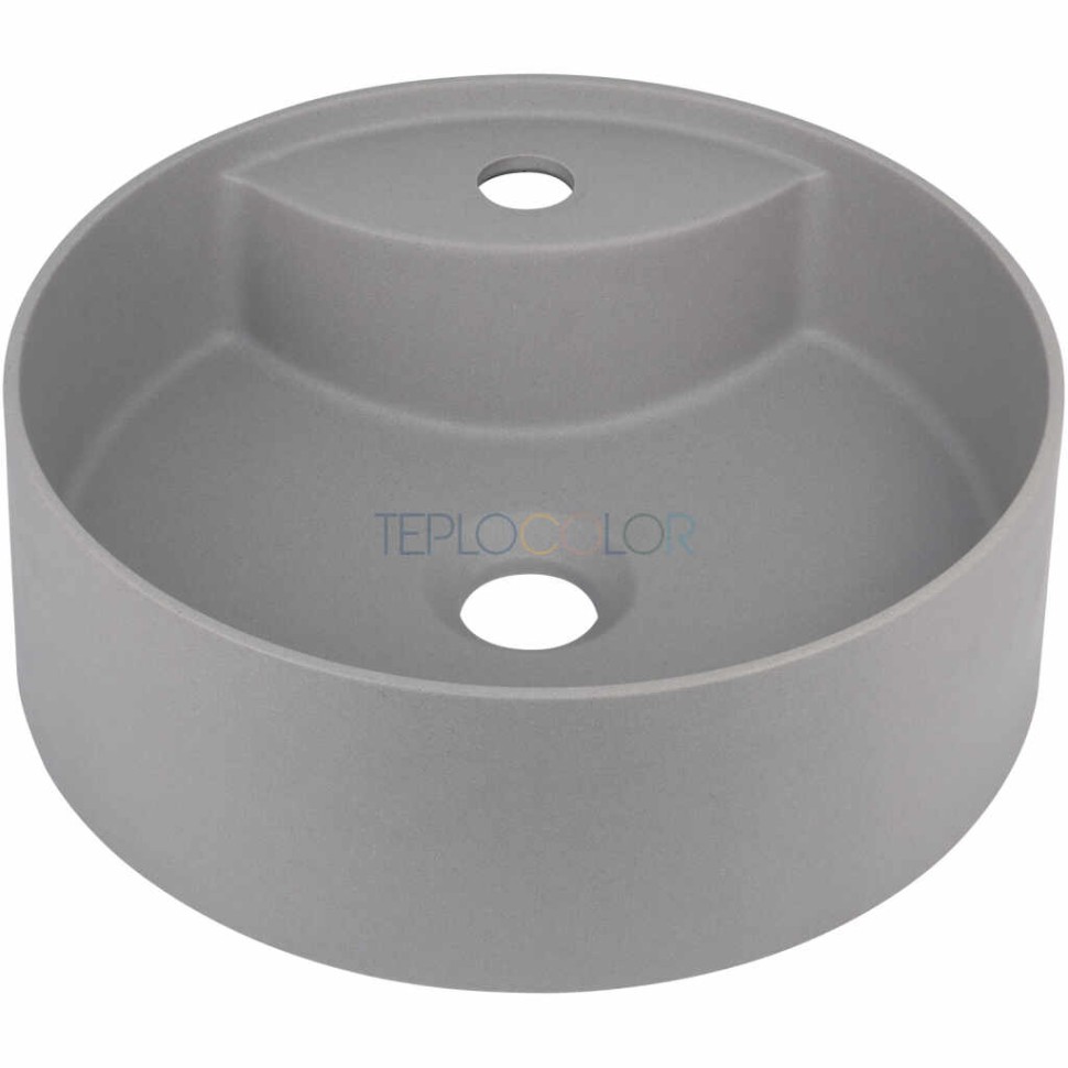 Гранитная раковина, на столешницу, с бортиком для смесителя