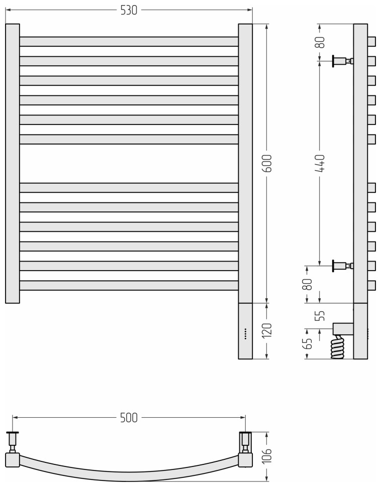 Аркус 3.0 600х500 МЭМ правый