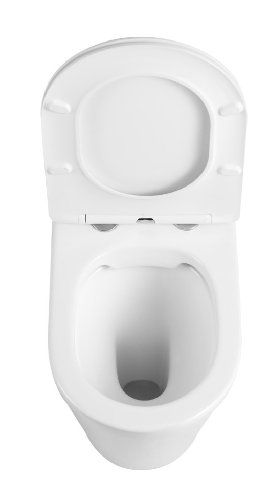 Унитаз приставной IBERICA BLANCA BURGOS ALTO Rimless белый, сиденье полипропилен (IB.BRA.131.1B1)