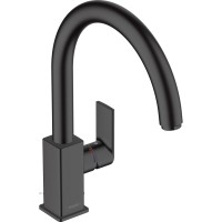 Смеситель для кухонных моек Hansgrohe Vernis Shape черный (71871670)