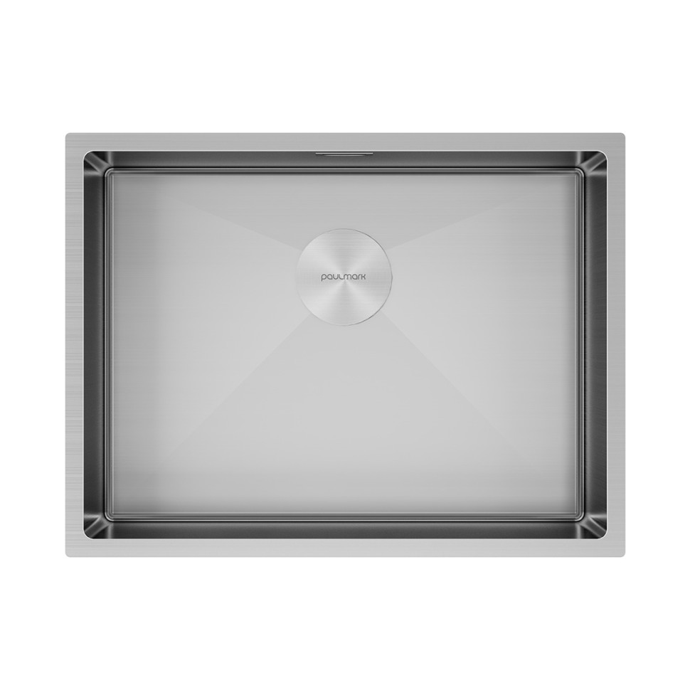 Мойка нерж. сталь NEXT 58 UNI, PM215844-BS, брашированная нерж.сталь, 580х440мм, Paulmark 1,2мм