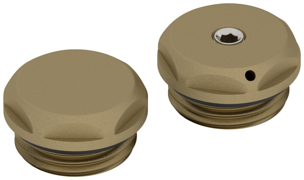Спускной клапан с заглушкой d 25 мм (G 1/2" НР)