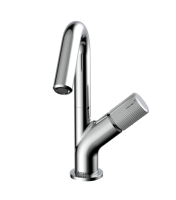 Однорычажный смеситель для раковины BOSSINI PLY Z00901.030 210 мм, с донным клапаном, цвет Хром