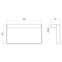 Полотенцедержатель Timo Luiro 18550/03 черный