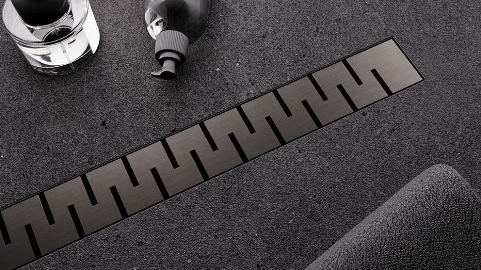 Душевой лоток Veconi Stesso Line Graphite 900