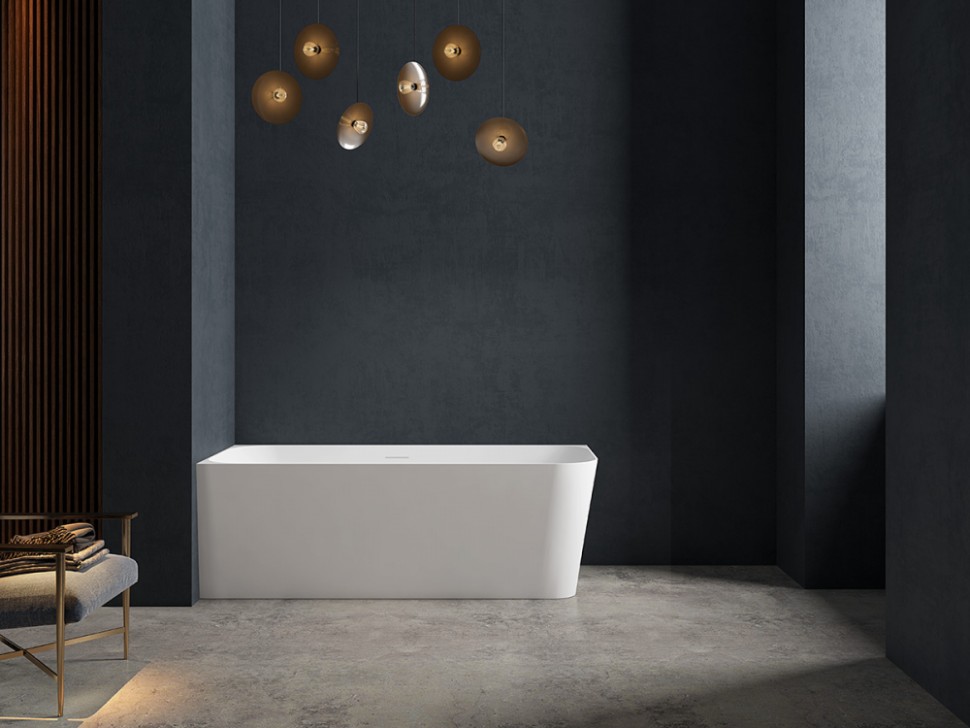 Акриловая ванна ABBER AB9331-1.6 L белая