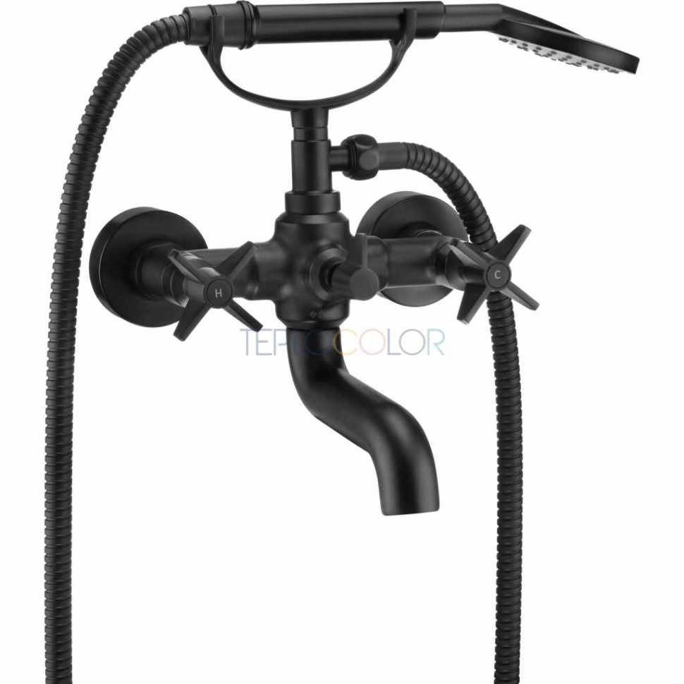 Смеситель для ванны, с душевым набором