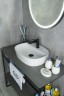 Раковина Gid N9045 51166 накладная белая 50x38x12