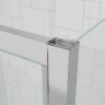 Душевой угол Veconi Ottimo P20SP CH, 1200х700х1900 хром, стекло матовое
