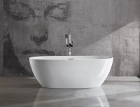 Ванна акриловая Vincea VBT-408-1800MW, 1800*815*580, цвет белый матовый, щелевой перелив