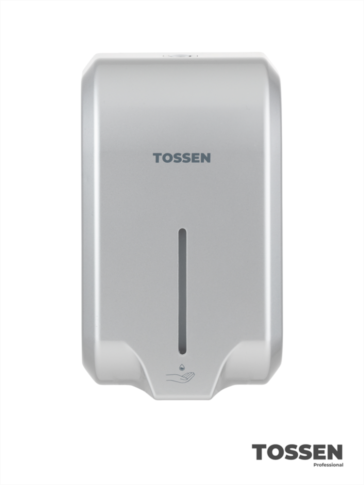 TOSSEN AL-7206 PM - сенсорный диспенсер для мыла/дезинфицирующих средств (коллекция «Классический серый»)