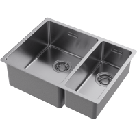 Кухонная мойка Omoikiri Tadzava 58-2-U/I-L Ultra 15-IN нерж. сталь/нержавеющая сталь