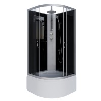 Душевая кабина Niagara Classic NG-2507-14BKT (80х80х210) высокий поддон(40см),стекло тонированное,4 места