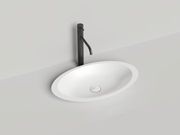 Раковина накладная CALLISTA 02 575х350х85 S-Sense Глянцевое