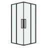 Душевое ограждение Grossman Cosmo 300.K33.02.1010.21.00 (100х100х195) квадрат,раздвижная,черный матовый,стекло прозрачное, 1 место