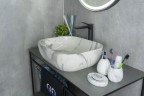 Раковина Gid K397G125 54402 накладная под камень глянцевая 50x40x14