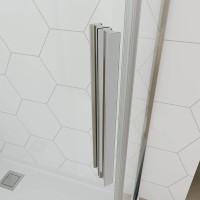 Душевой угол Veconi Ottimo P10 CH, 900x900x1900, хром, стекло матовое