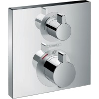 Смеситель для ванн, для душа Hansgrohe Ecostat Square хром (15712000)