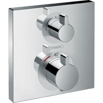 Смеситель для ванн, для душа Hansgrohe Ecostat Square хром (15712000)