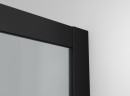 Душевое ограждение Ambassador Queen 11011201Black (90х90х200) четверть круга,черный,стекло прозрачное,раздвижная,1 место
