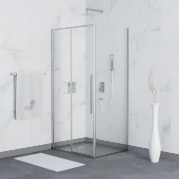 Душевой уголок RGW 140х80х195 см SV-42 SV-12 + Z-050-2 Прямоуг., Хром, Прозрачное, 6 мм Easy Clean (32324284-011)
