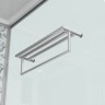 Душевая кабина Niagara Luxe NG-7714W (100x90х215) низкий поддон(15см),дверь распашная,стенки серебро,5 мест
