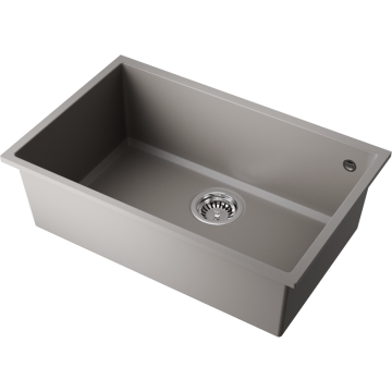 Кухонная мойка Omoikiri Tedori 66-U-GR Tetogranit/leningrad grey