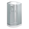 Душевая кабина Niagara Classic NG-3312-14RBK (120х80х200) низкий поддон(13см),стекло матовое,3 места