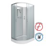 Душевая кабина Niagara Classic NG-3312-14RBK (120х80х200) низкий поддон(13см),стекло матовое,3 места
