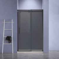 Душевая дверь Como-N VDS-4CN150CGB, 1500, черный, стекло тонированное