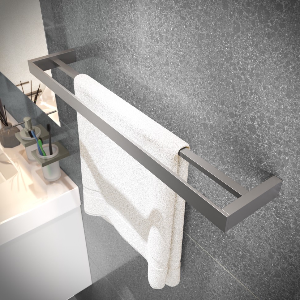 Полотенцедержатель двойной Timo Petruma 15256/18 черное золото