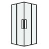 Душевое ограждение Grossman Cosmo 300.K33.02.8080.42.00 (80х80х195) квадрат,раздвижная,графит сатин,стекло прозрачное, 1 место