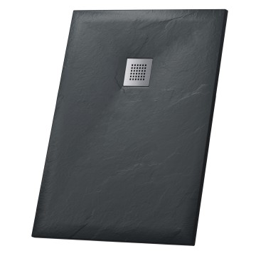 Душевой поддон Grossman Strong GR-S290110Q (90х110х2,5) из искусственного камня,прямоугольный,графит,1 место