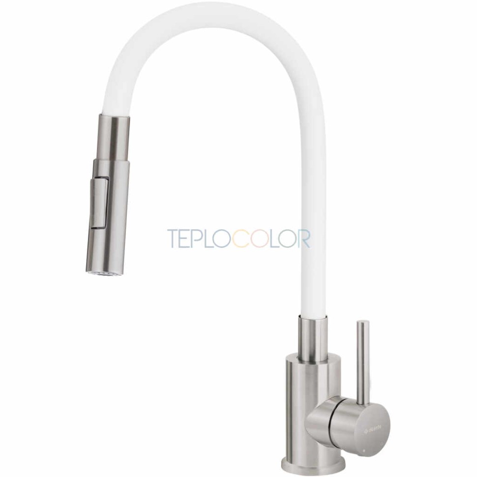 Смеситель для кухни, с гибким изливом - 2 вида струй