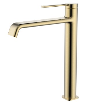AQM6414BG Asti Смеситель для раковины однорычажный, Brushed gold