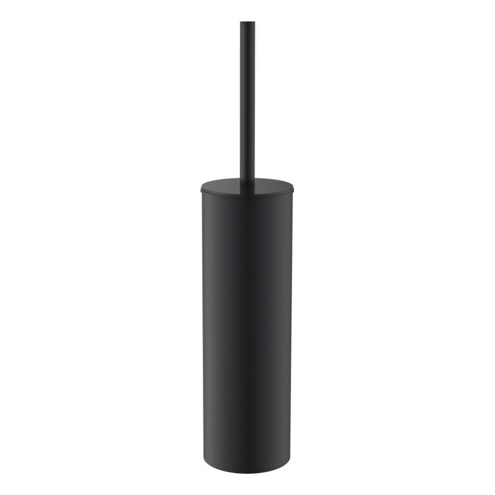 AQM7215MB Trento Туалетный ершик напольный, черный матовый