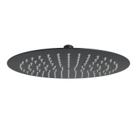 Верхний душ BERGES VENTAS R BLACK 25 см, черный матовый