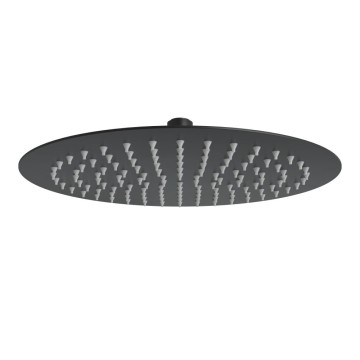 Верхний душ BERGES VENTAS R BLACK 25 см, черный матовый