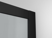 Душевое ограждение Ambassador Queen 11011202Black (100х100х200) четверть круга,черный,стекло прозрачное,раздвижная,1 место