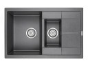 Мойка FLUGEN 60/1,5, IT-GRANIT, PM237850-DG, графит, 775х495 мм, Paulmark