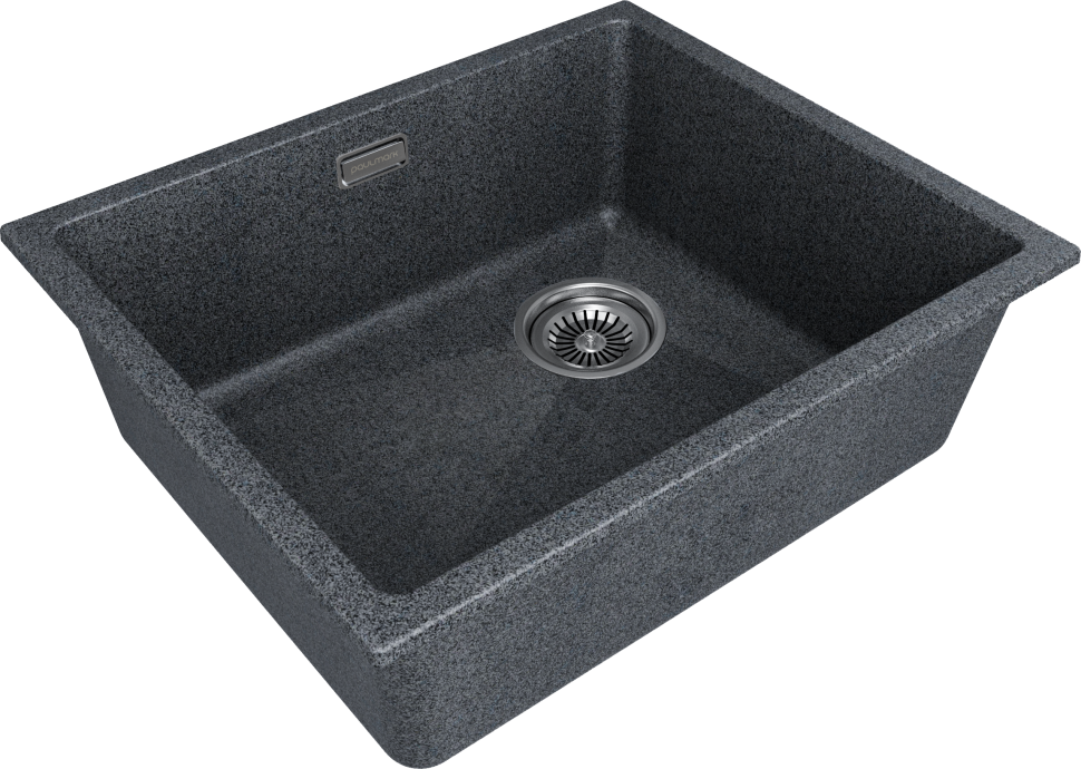 Мойка LUMI 55UNI-SKEW, IT-GRANIT, LU55SK-DG, графит, 555х440, Paulmark