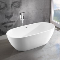 Ванна акриловая Vincea VBT-408-1500, 1500*815*580, цвет белый, щелевой перелив