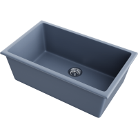 Кухонная мойка Omoikiri Okinoshima 76-U/I-SB Natceramic/smoky blue